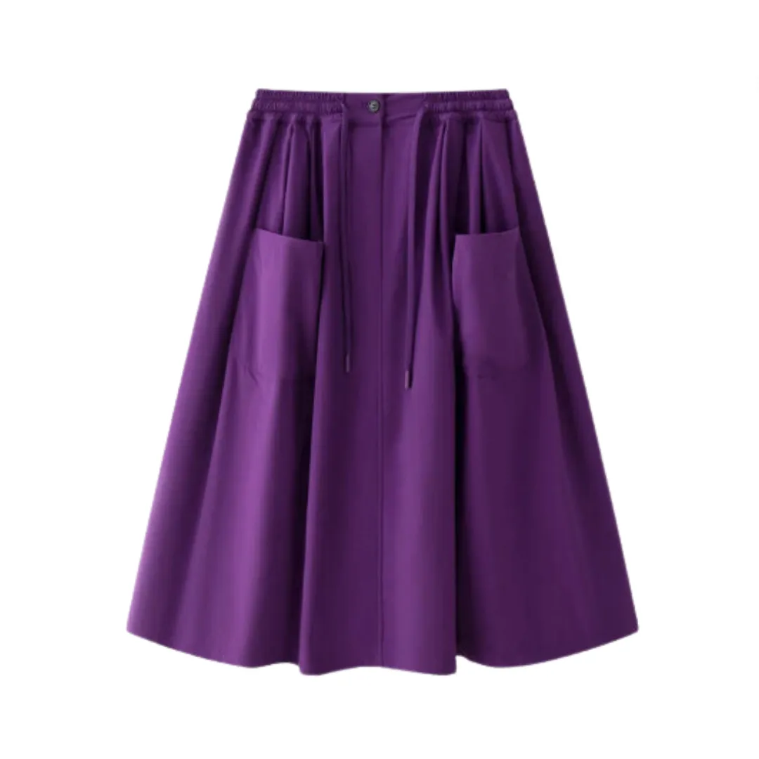 Pre Order: Large Pocket A-Line Umbrella Skirt