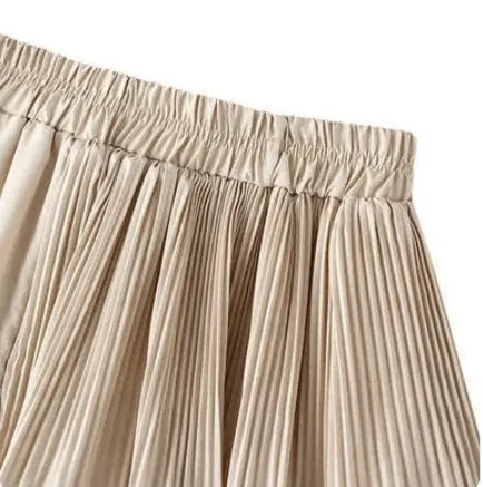 Pre Order:  Pleated Ruffles Layered Midi Skirt