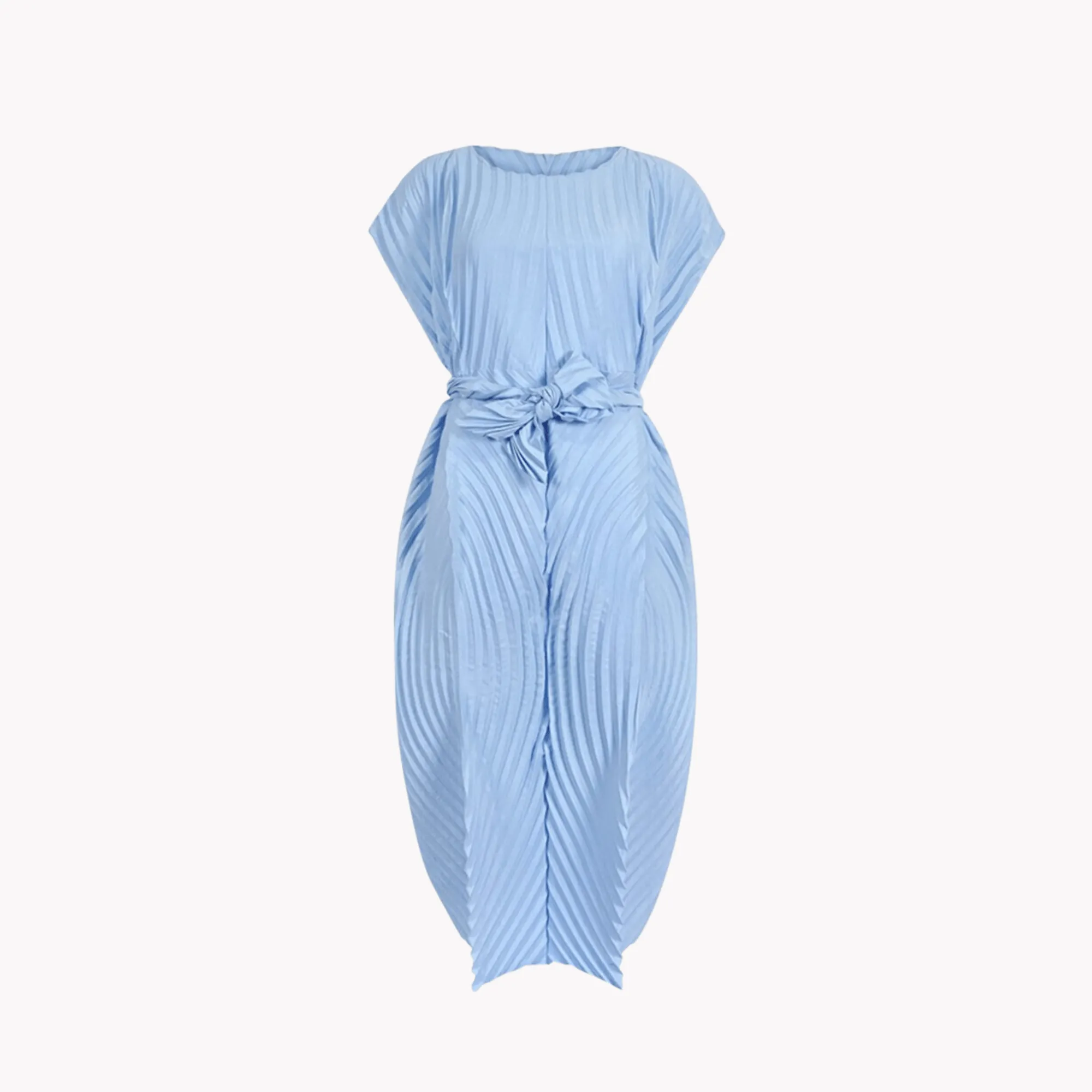 Pre Order:  Round Collar Pleated Dress