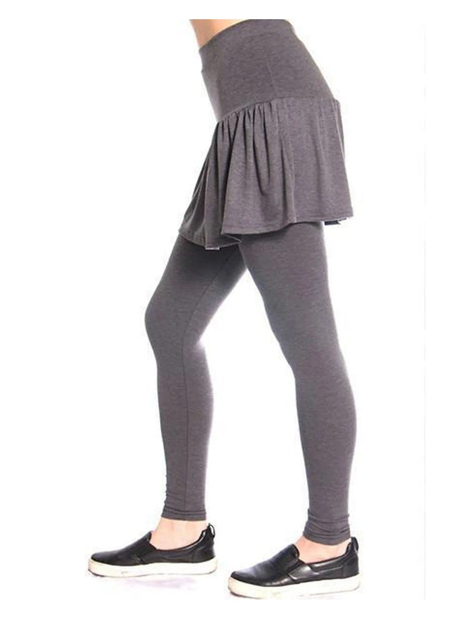 Rosie Workout Skirt (with leggings attached) - Gray