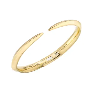 Sabre Fine Medium Bangle - 18ct Yellow Gold