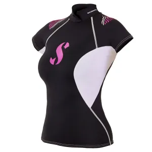 ScubaPro Womens Hybrid Short Sleeve Rash Guard