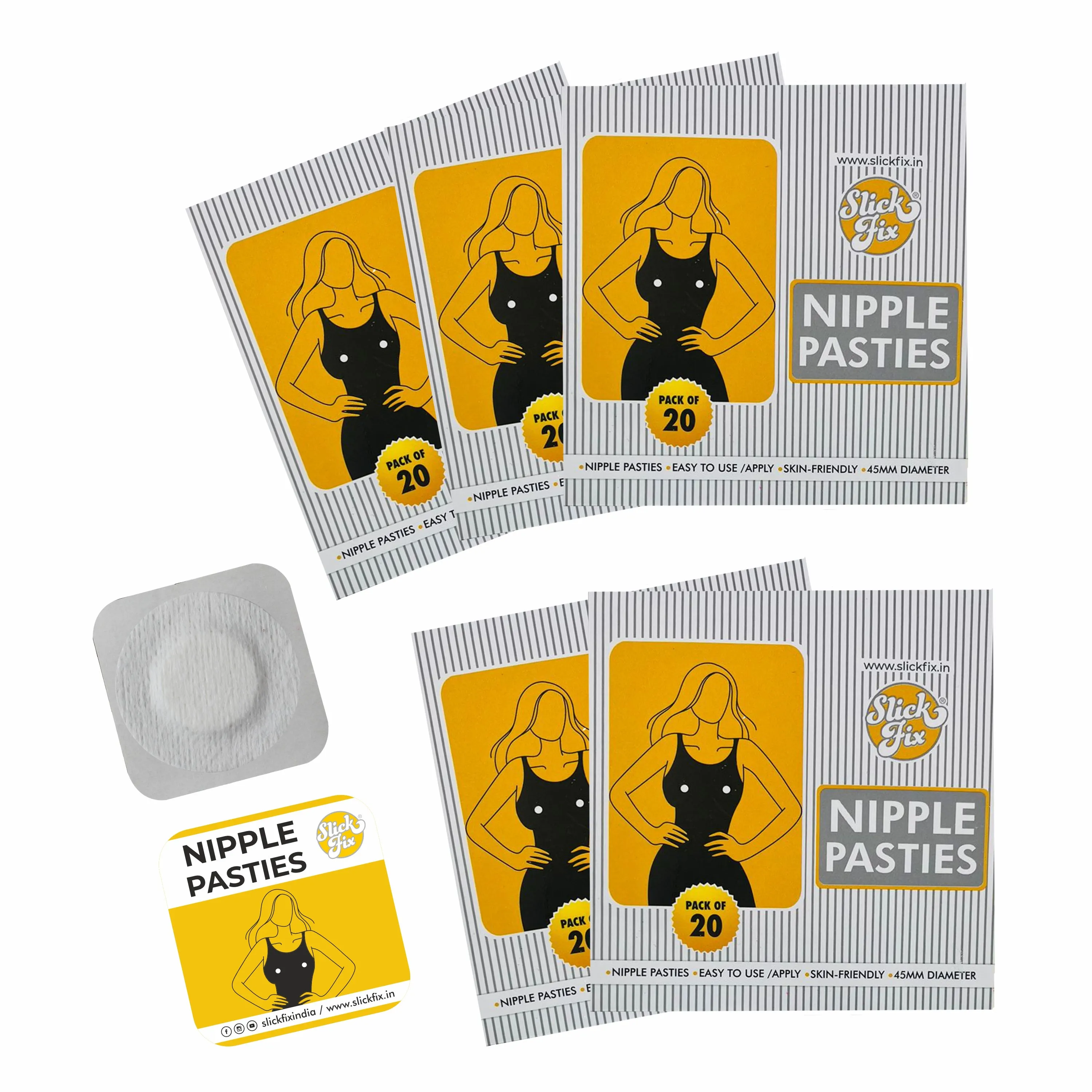 SlickFix Nipple Pasties