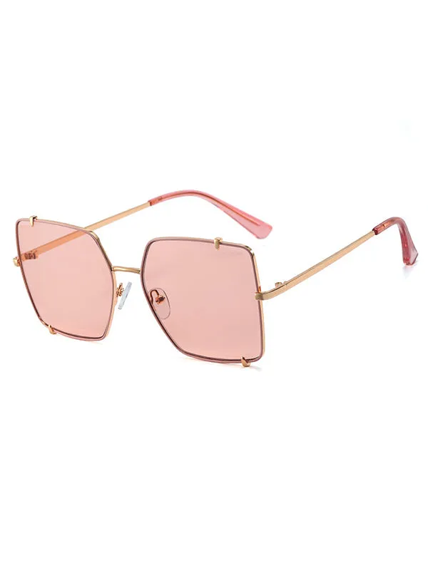 Sun-Protection Geometric Sunglasses Accessories