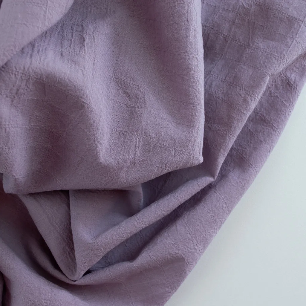 Textured Cotton - Dusty Lilac