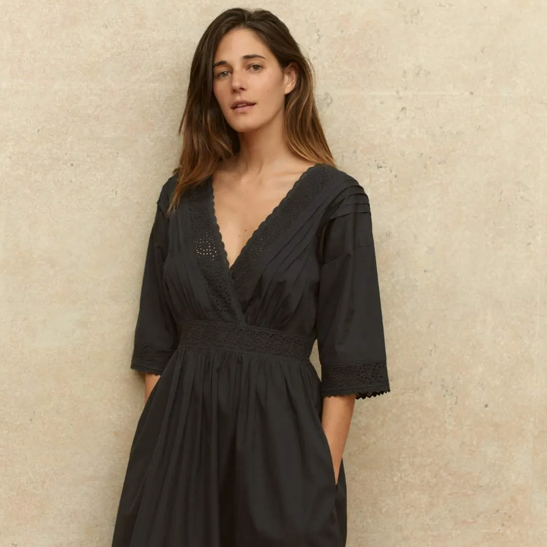 The Florentine Dress | Anthracite