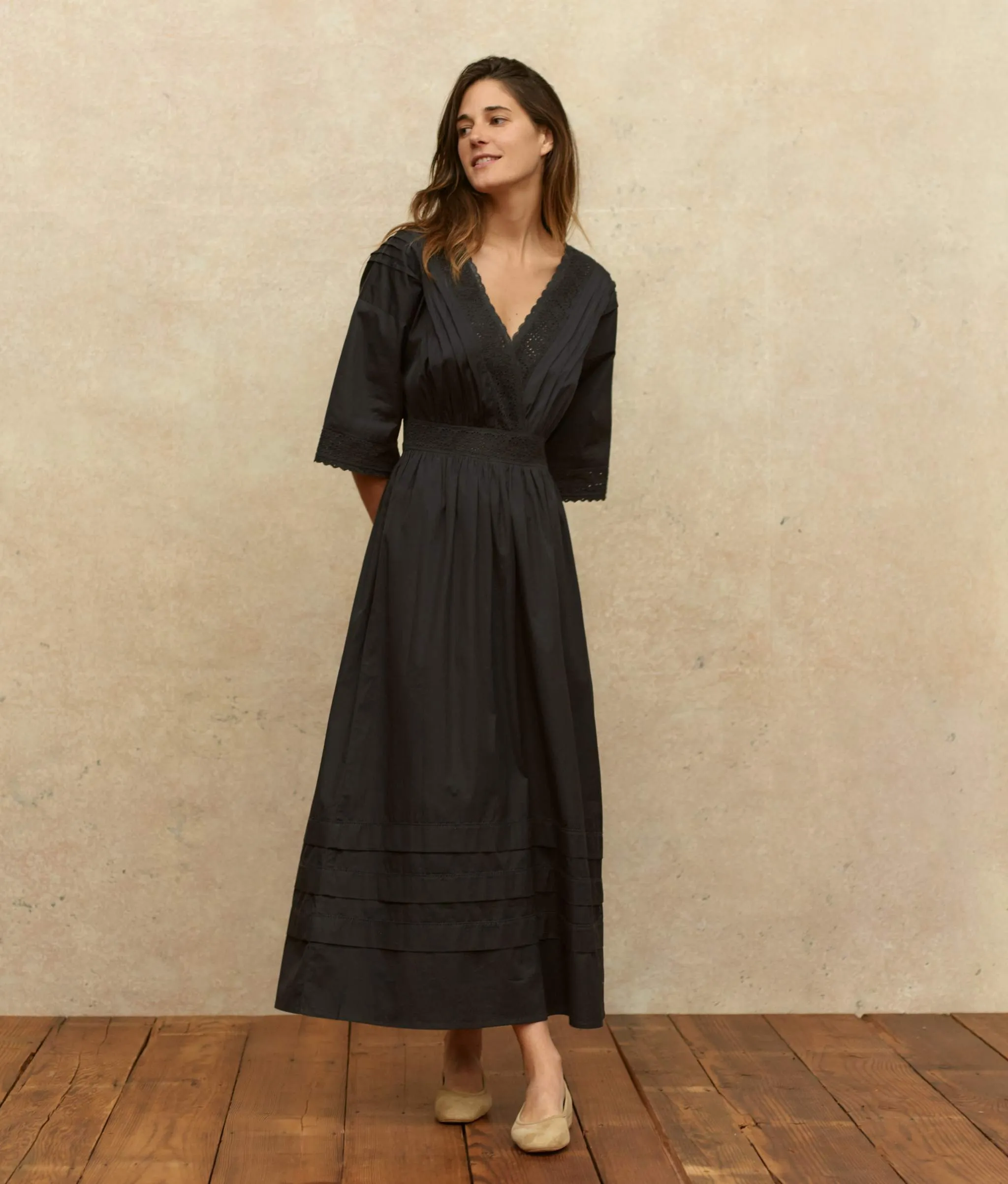 The Florentine Dress | Anthracite