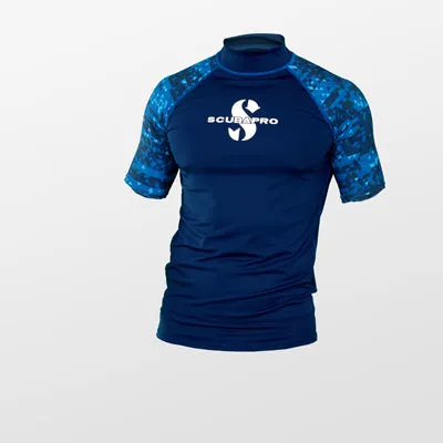 UPF 50 short sleeve rash guard, men