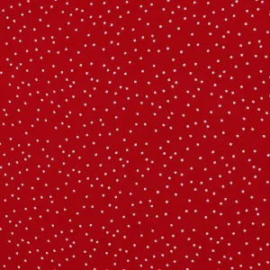 Viscose Lawn - Dotty - Red