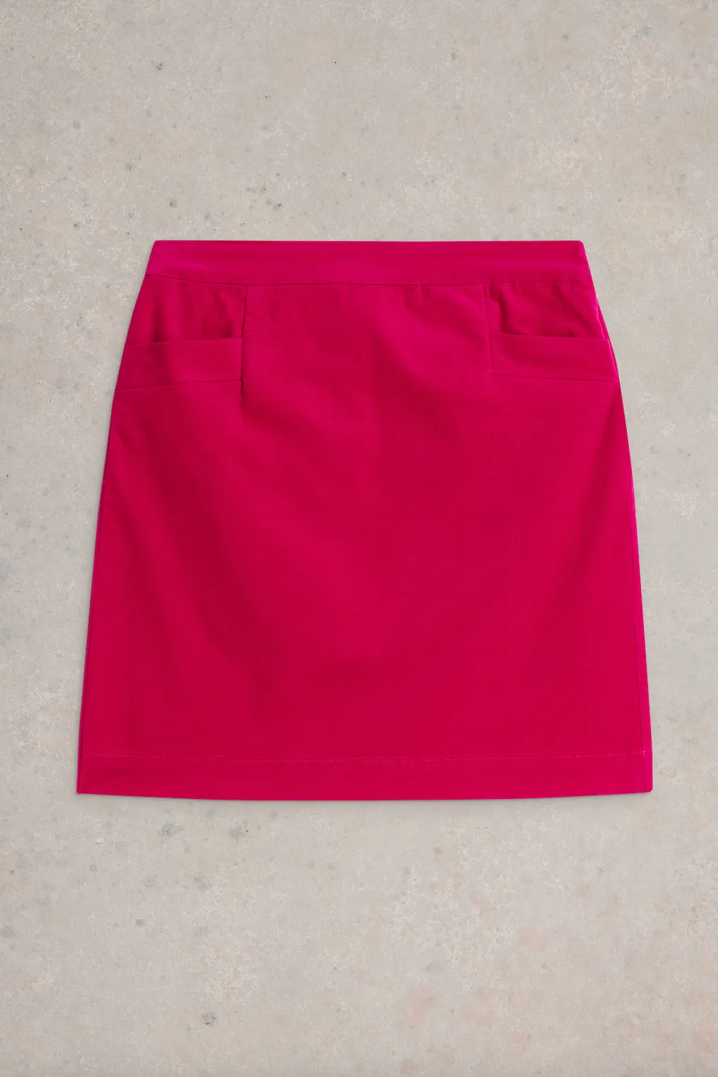 White Stuff Coral Velvet Skirt