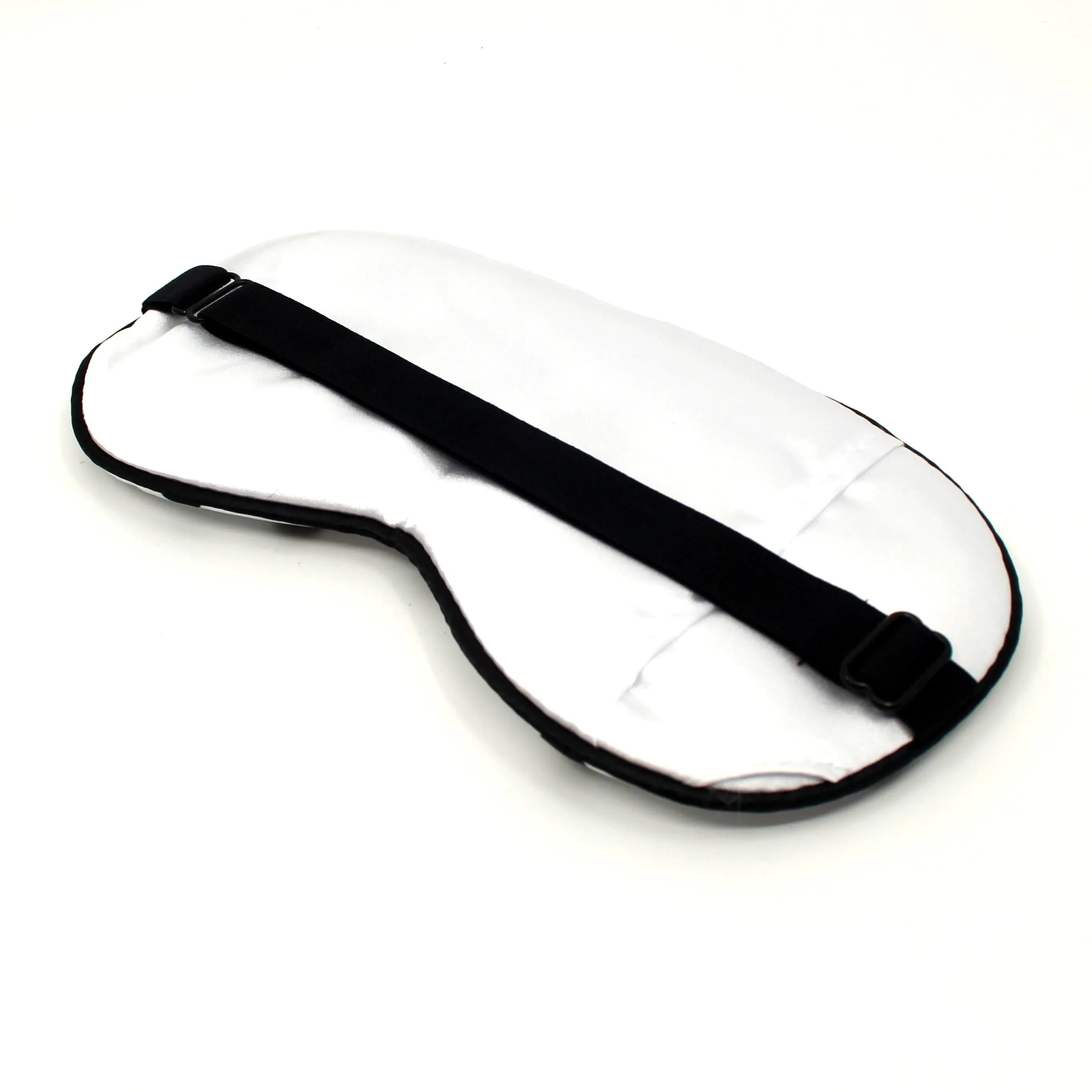 White with black polka dots sleep mask