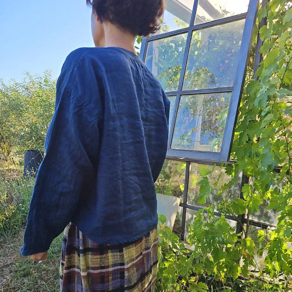 Women's Garden Sun Shirt in Handkerchief Linen