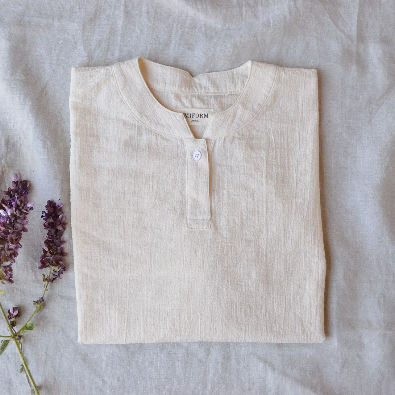 Women's Garden Sun Shirt in Organic Cotton Crepe