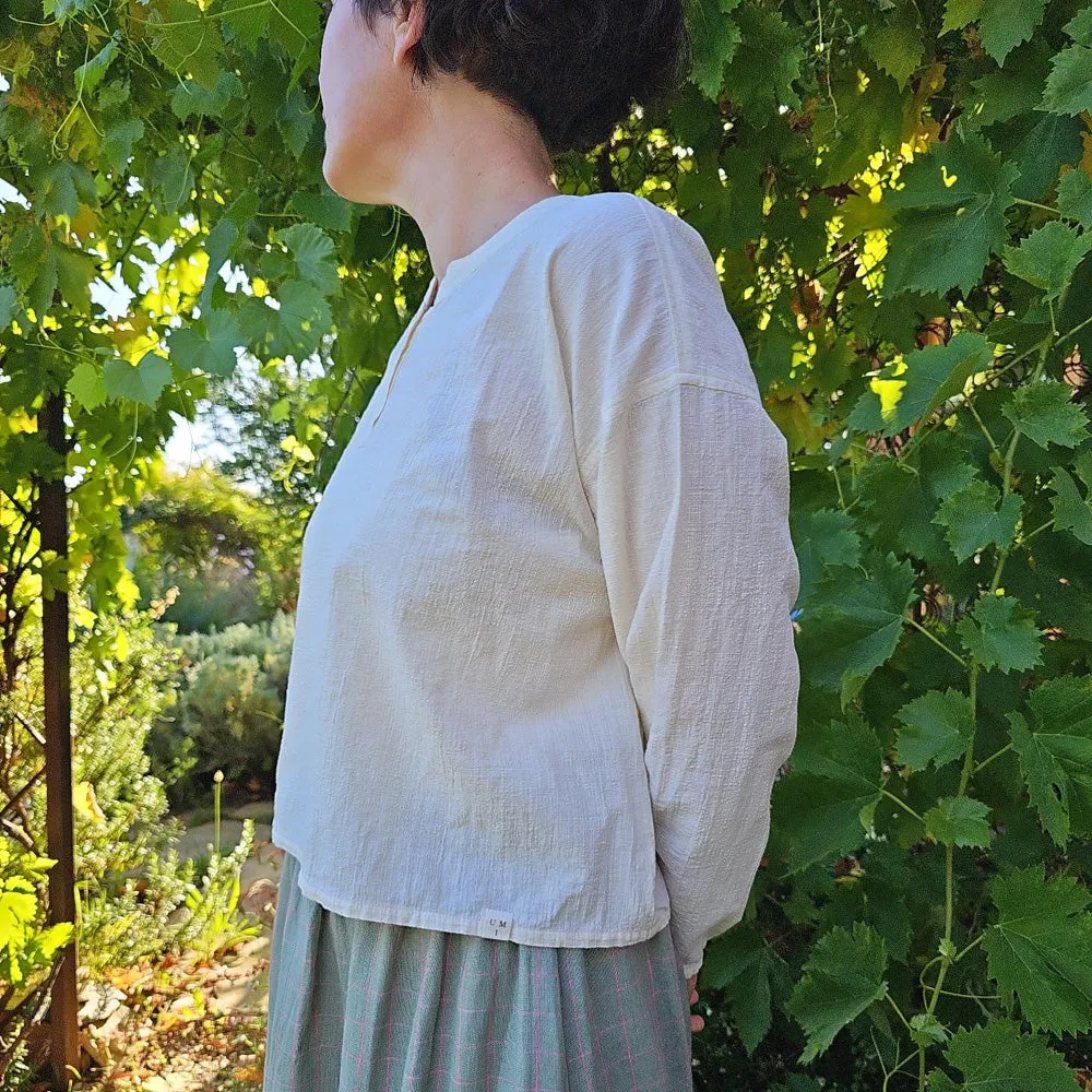 Women's Garden Sun Shirt in Organic Seersucker