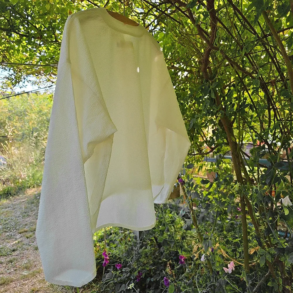 Women's Garden Sun Shirt in Organic Seersucker